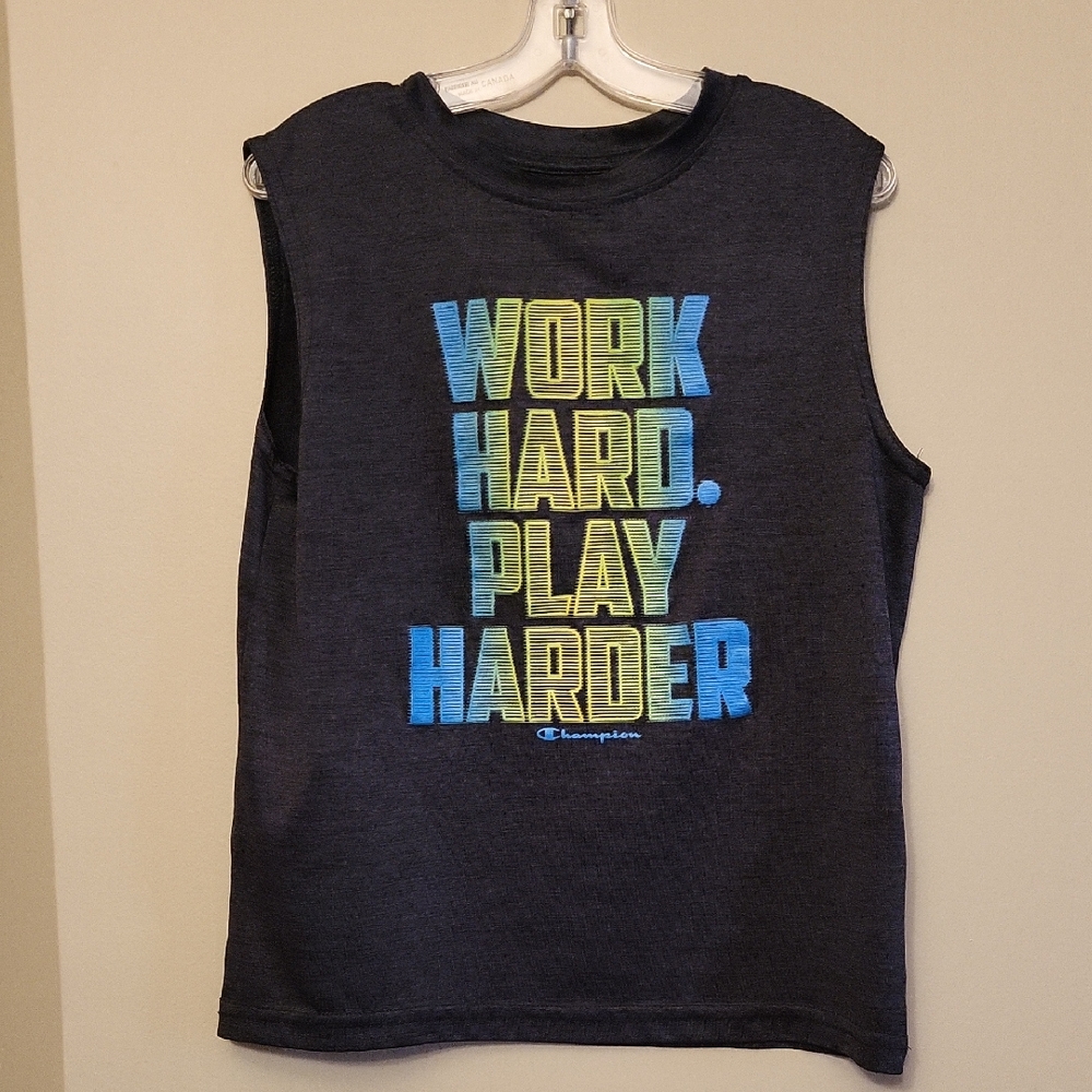 Champion charcoal athletic tank top